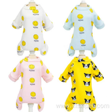 Fashionable printing designers winter cotton dog clothes